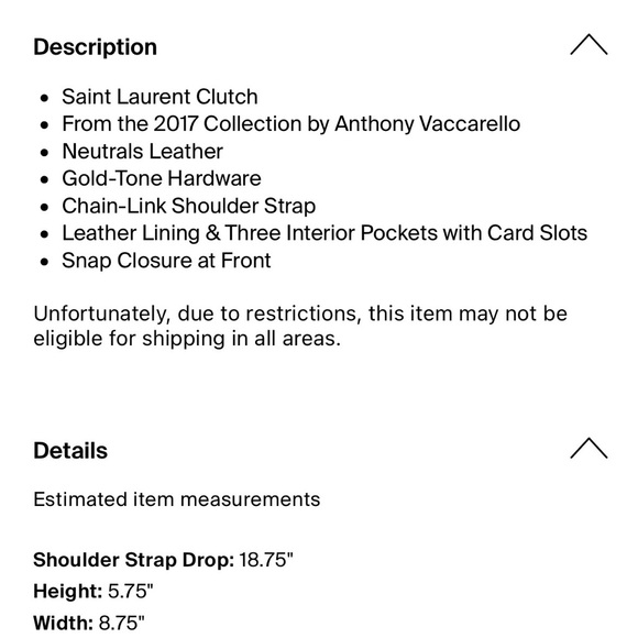 Saint Laurent Beige Quilted Leather Chain Wallet - Picture 13 of 13